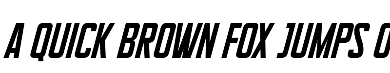 Preview of Supertalls Italic font