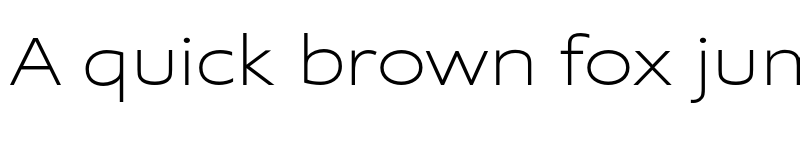 Preview of Supra XLightExtended font