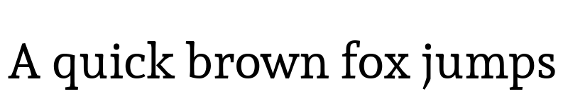 Preview of Sura Regular font