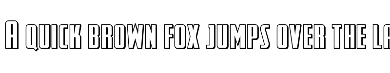 Preview of SurfQuest 3D Regular font