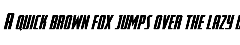 Preview of SurfQuest Slight-Italic Regular font