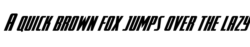 Preview of SurfQuest Spaced Italic Regular font