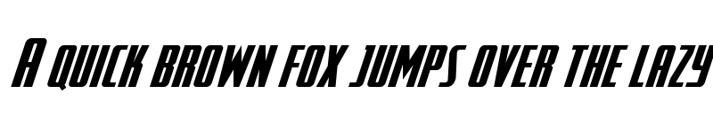 Preview of SurfQuest Spaced Semi-Italic Regular font