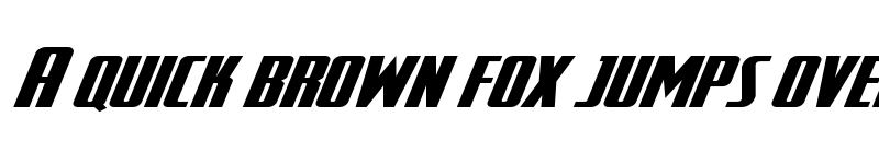 Preview of SurfQuest Wide Italic Regular font