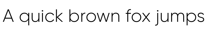 Preview of SVN-Gilroy Light font