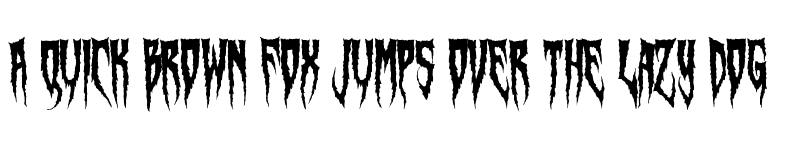 Preview of Swamp Witch Regular font