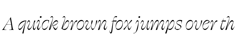 Preview of Swear Display Light Cilati font