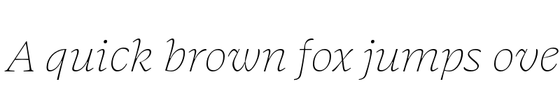 Preview of Swear Text Thin Italic font