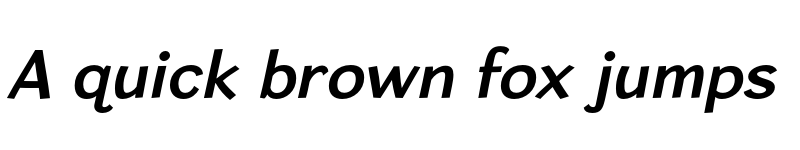 Preview of Sweater School SemiBold Italic font