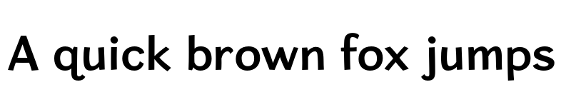 Preview of Sweater School SemiBold font