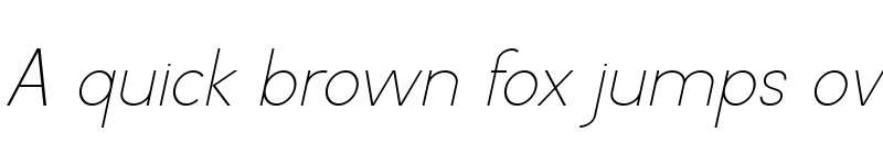 Preview of Sweet Bread Light Italic font