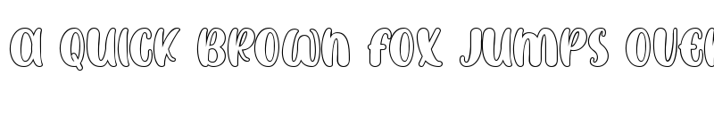 Preview of SWEET DUCK Personal Use Only Outline font