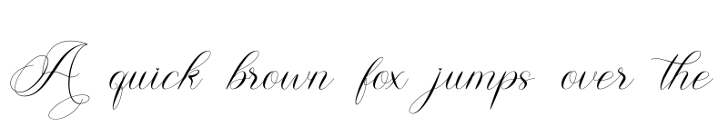 Preview of Sweet Flourishing Regular font