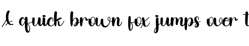 Preview of Sweet  Handmade Regular font