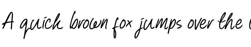 Preview of Sweet Note Regular font