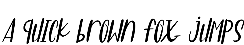 Preview of Sweet Panda Italic font