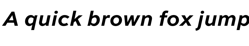 Preview of Sweet Sans Pro Bold Italic font