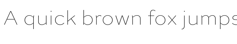 Preview of Sweet Sans Pro Extra Thin font