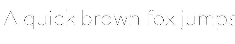 Preview of Sweet Sans Pro Hairline font