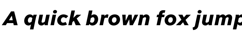 Preview of Sweet Sans Pro Heavy Italic font