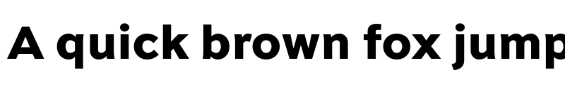 Preview of Sweet Sans Pro Heavy font