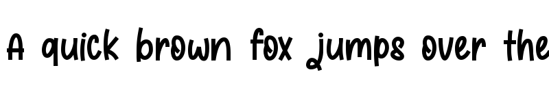 Preview of Sweet Toffee Regular font