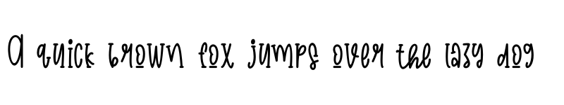 Preview of Sweetest Regular font