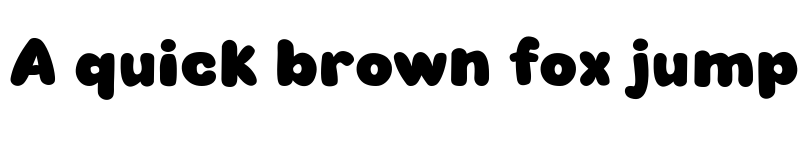 Preview of Sweetie Bubble Gum Regular font