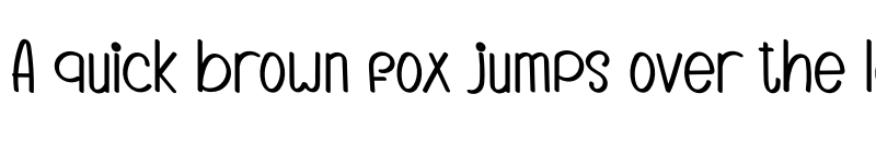 Preview of Sweetly Something Regular font