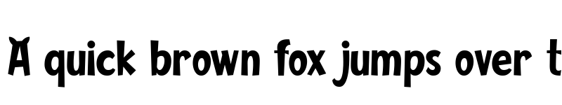 Preview of Sweety Cats Regular font