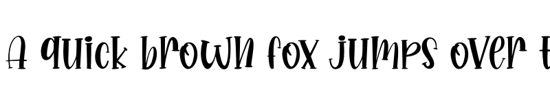 Preview of Sweety Regular font