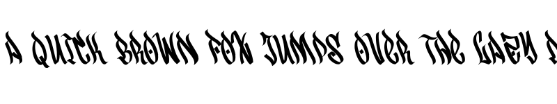 Preview of Swerds Caps Regular font