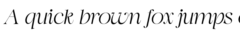 Preview of Swily Bright Italic font