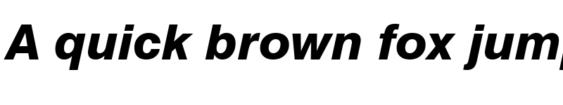 Preview of Swis721 Hv BT Regular font