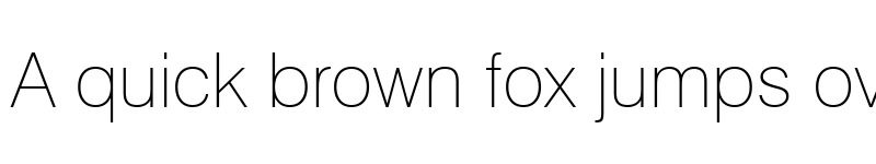 Preview of Swis721 Th BT Thin font