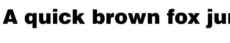 Preview of Swiss 721 Black font