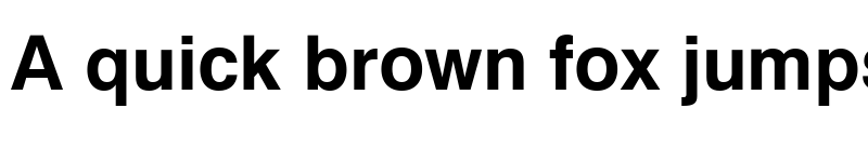 Preview of Swiss 721 Bold font