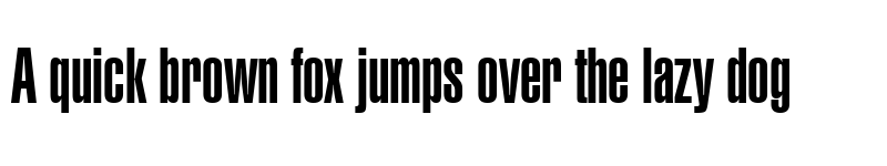 Preview of Swiss911 UCm BT Regular font
