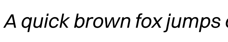 Preview of Switzer Italic font