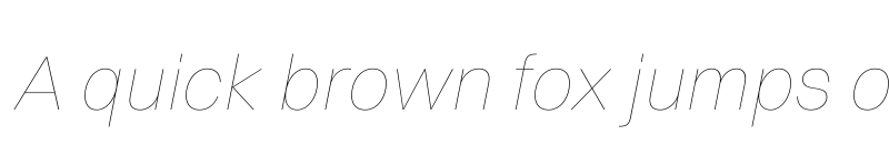 Preview of Switzer Thin Italic font