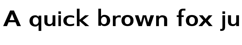 Preview of Switzera ADF Bold Ext font