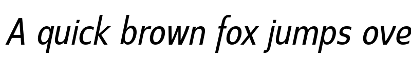 Preview of Switzera ADF Cond Italic font
