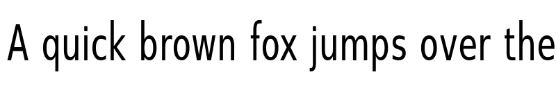 Preview of Switzera ADF Light Cond font