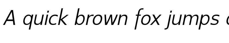 Preview of Switzera ADF Light Italic font