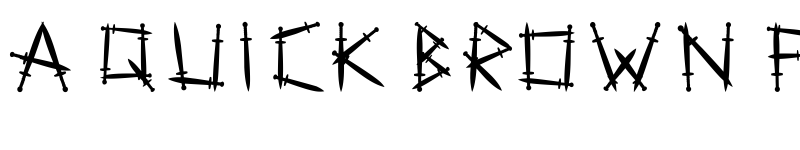 Preview of Swordlings Regular font