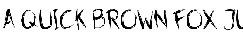 Preview of Syaiton Regular font