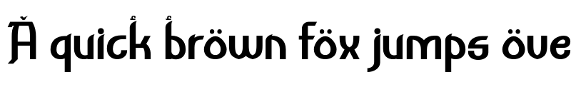 Preview of Syakifah Regular font