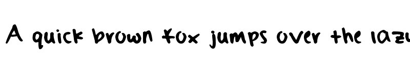 Preview of Sydney's Hand Regular font