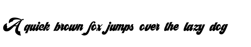 Preview of Syncrho Regular font