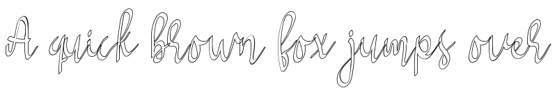 Preview of Syukury Regular font